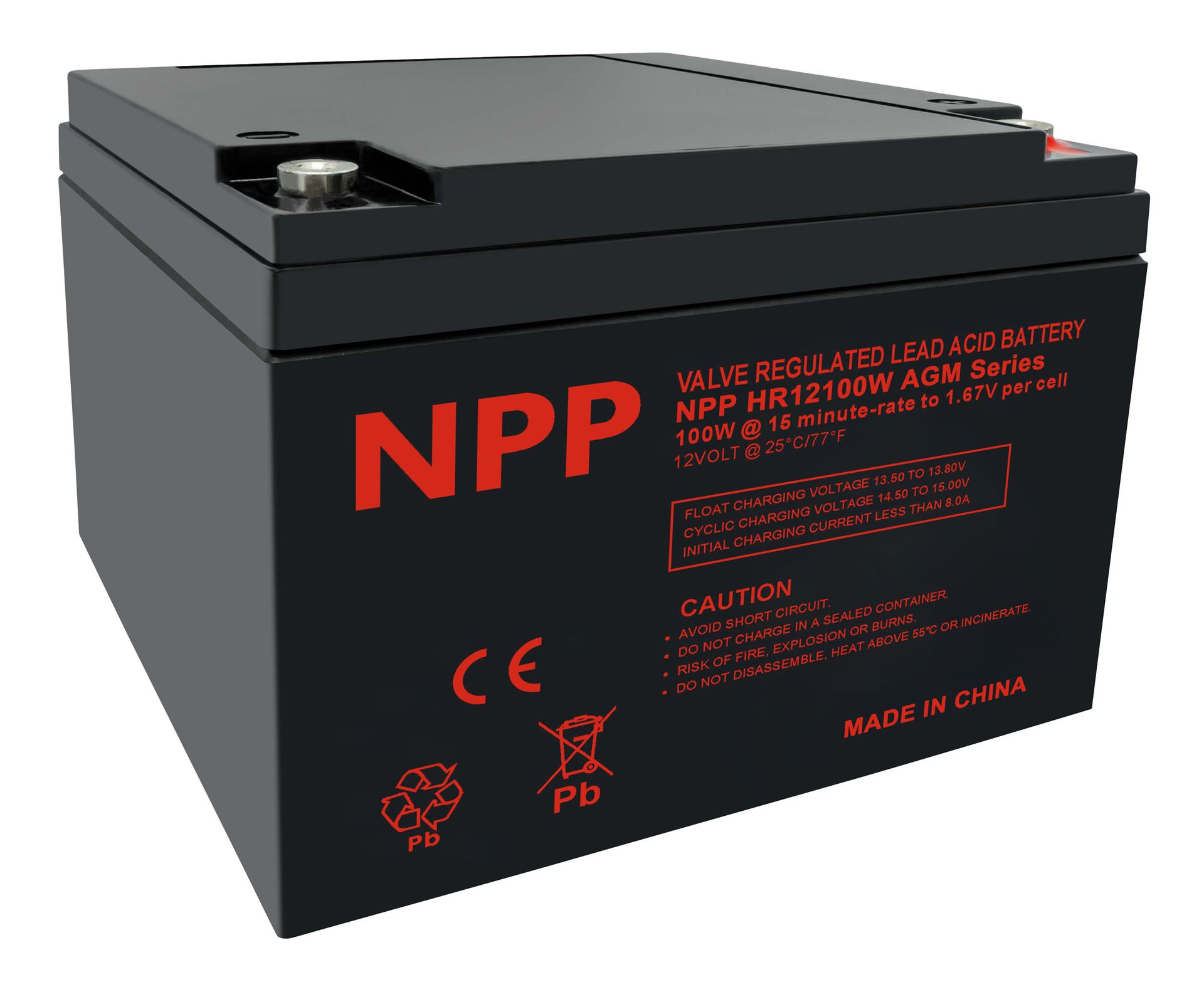 Акумуляторна батарея NPP HR12100W